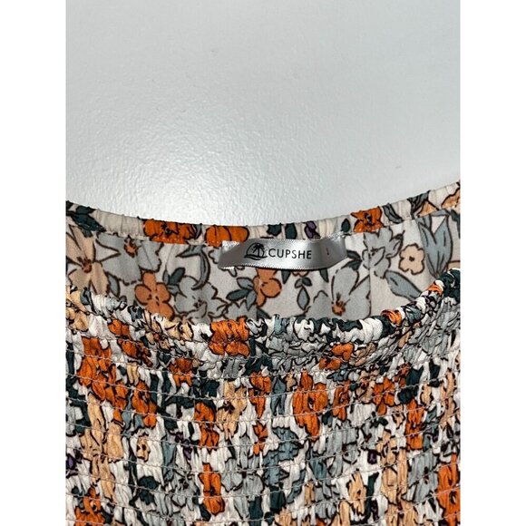 Cupshe Elodie Ditsy Square Neck A-shape Mini Dress Size MEdium - Picture 5 of 10